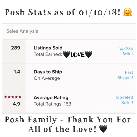 Thank you, Poshers! 🤗🖤 - Picture 5 of 8